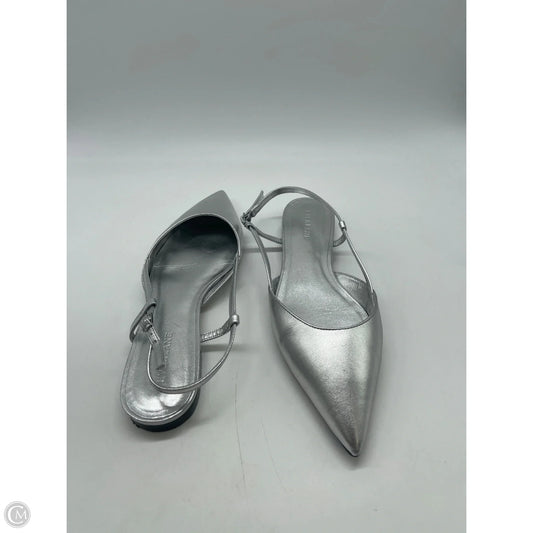 Shoes Flats By Everlane In Silver, Size: 8.5