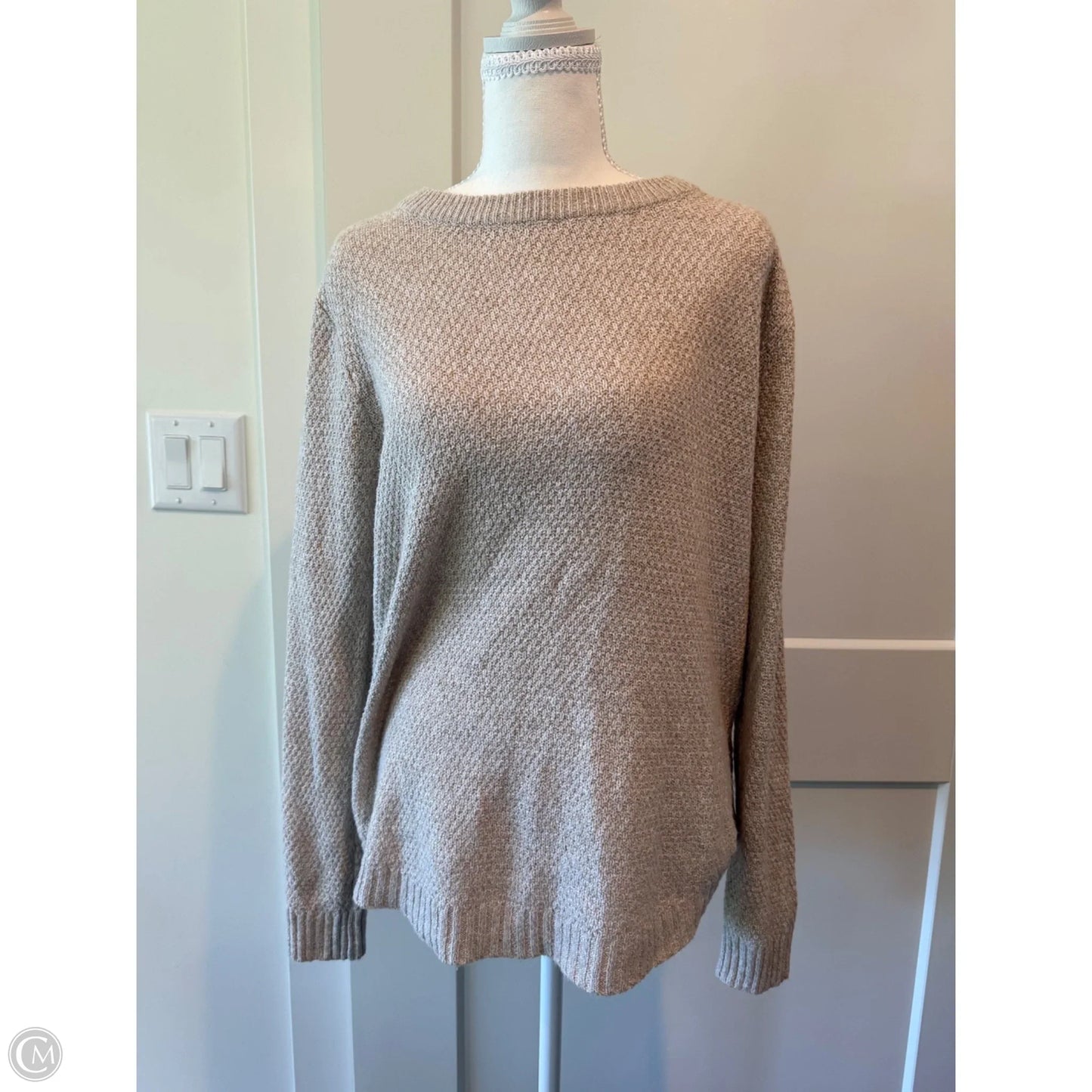 Sweater By Pink Clover In Tan, Size: M