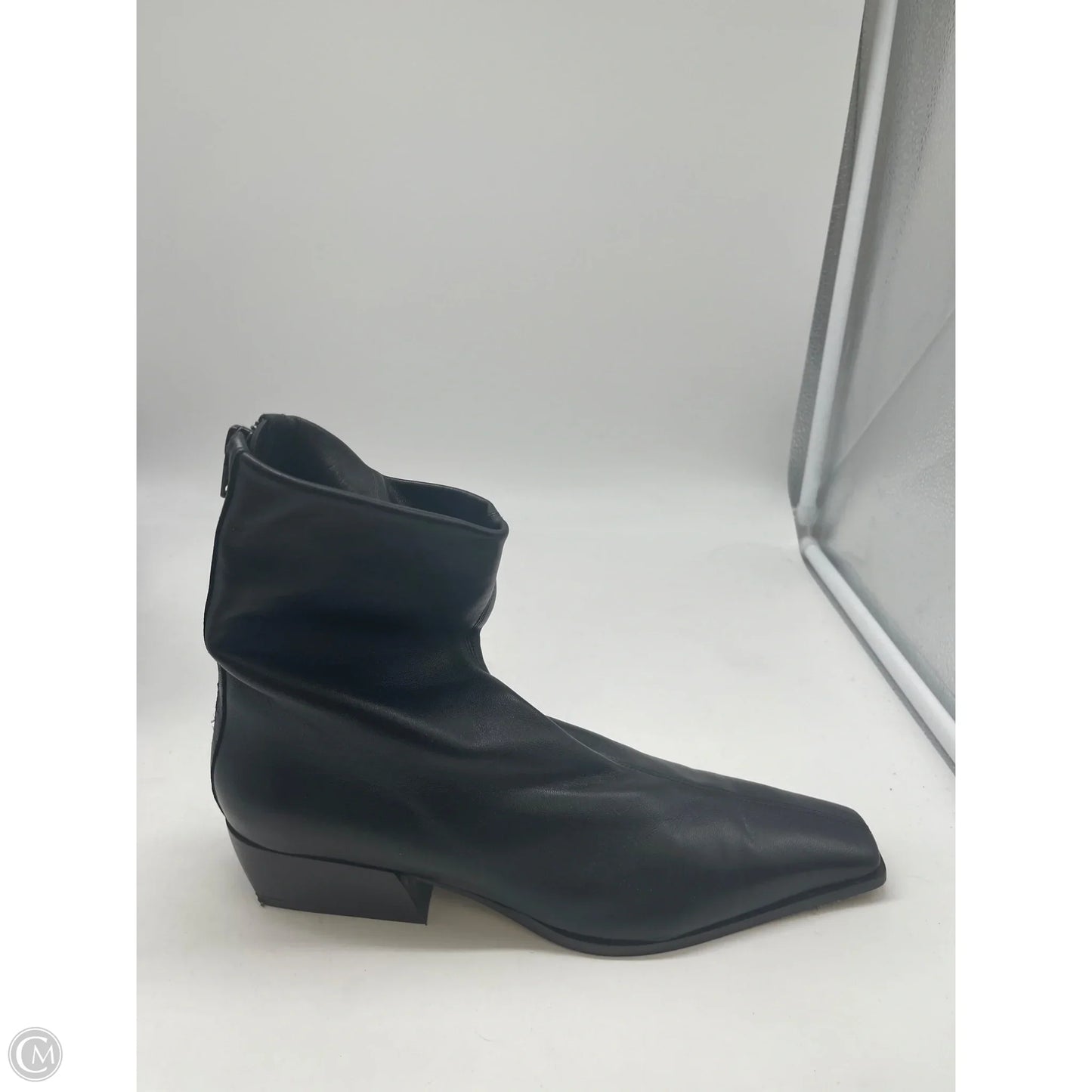 Boots Ankle Heels By Cma In Black, Size: 9