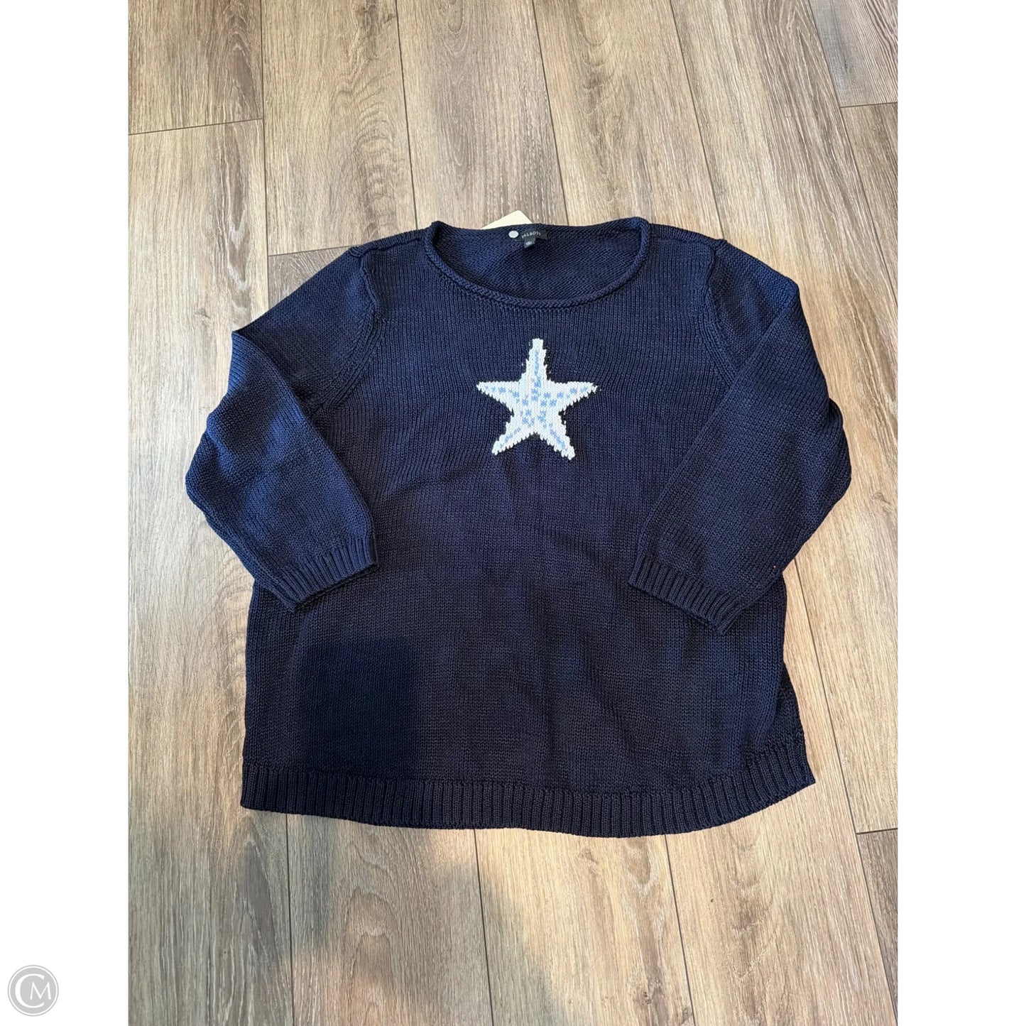Sweater By Talbots In Navy, Size: Xl
