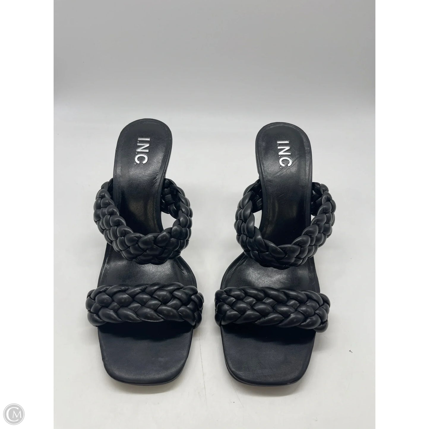 Sandals Heels Stiletto By Inc In Black, Size: 12