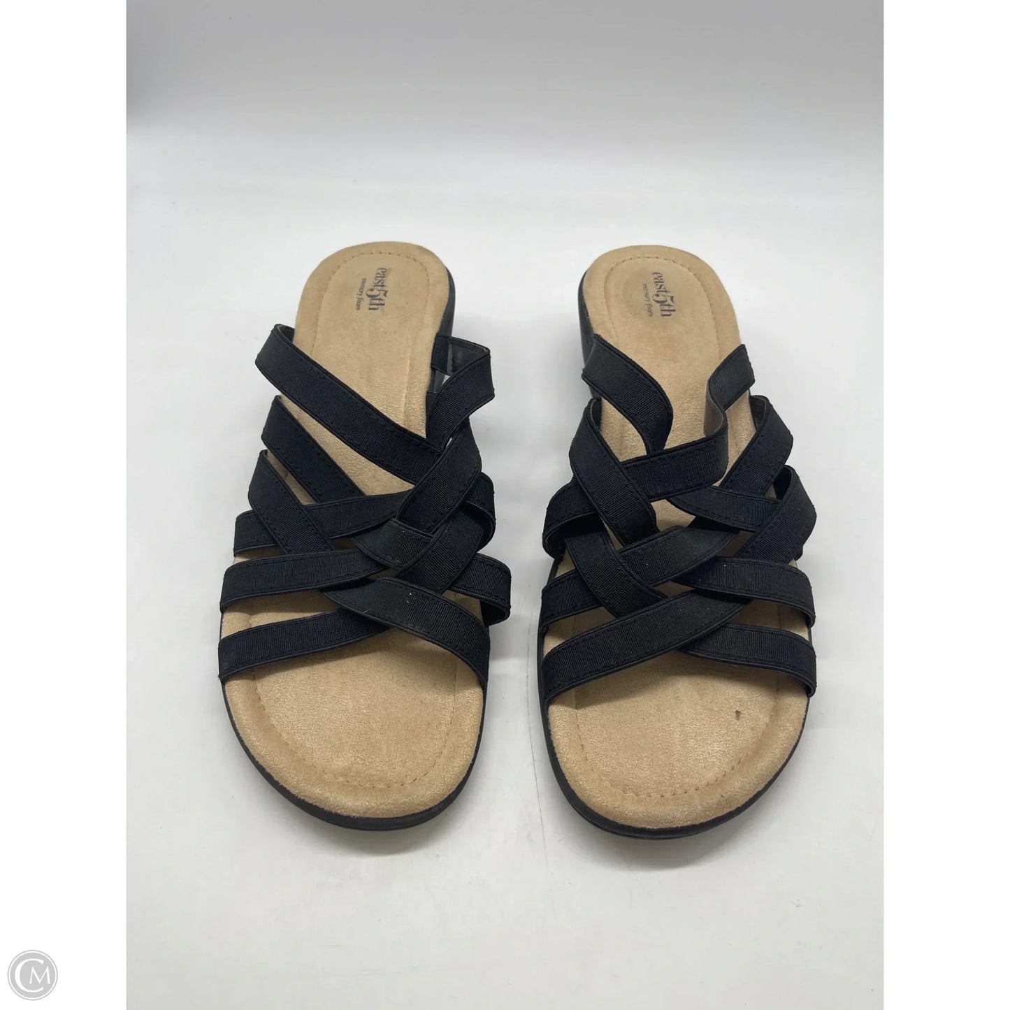 Sandals Flats By East 5th In Black, Size: 12