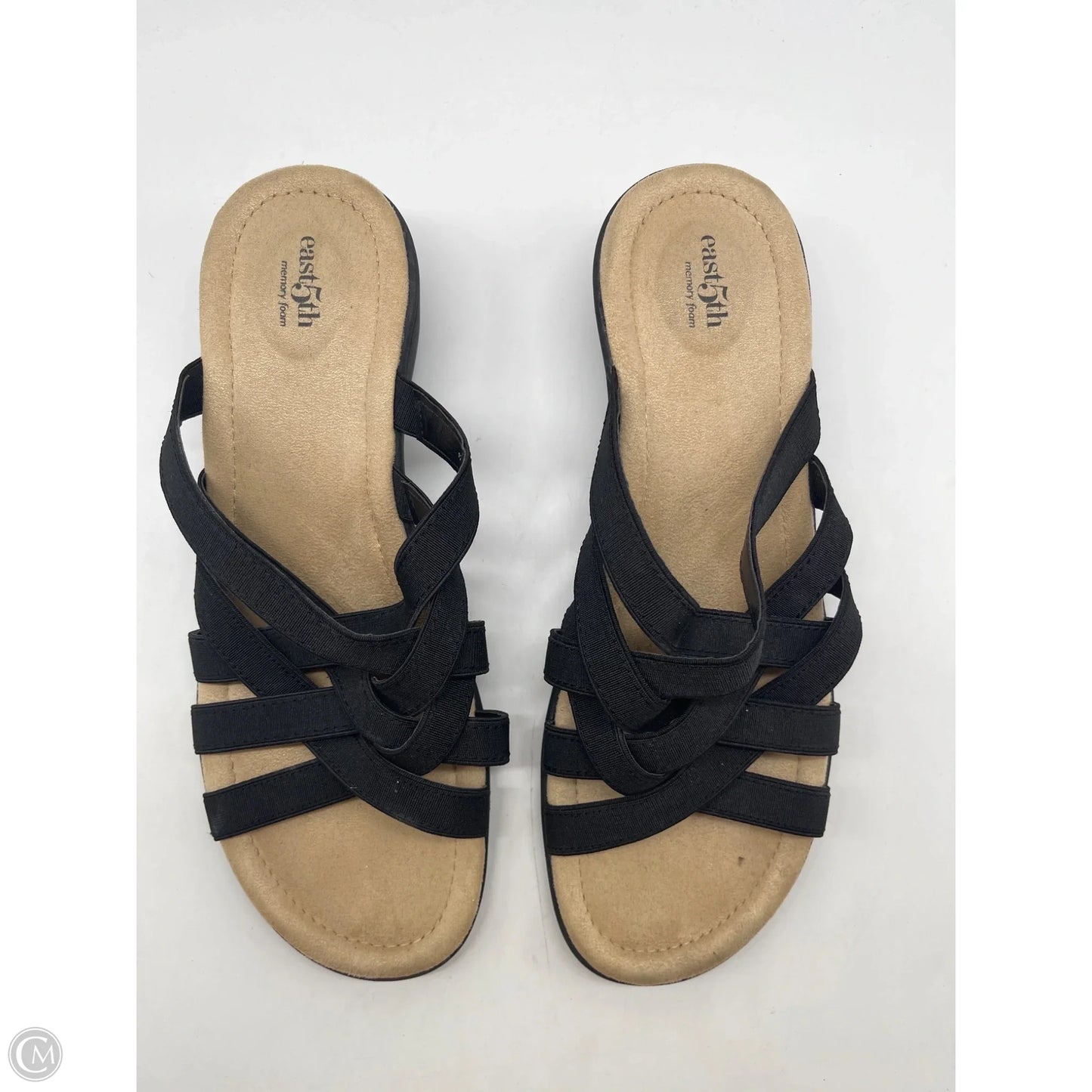 Sandals Flats By East 5th In Black, Size: 12