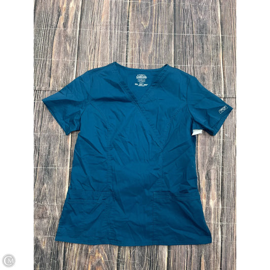 Top Short Sleeve By Cherokee In Blue, Size: M