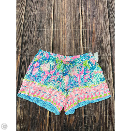 Shorts Designer By Lilly Pulitzer In Blue & Pink, Size: S