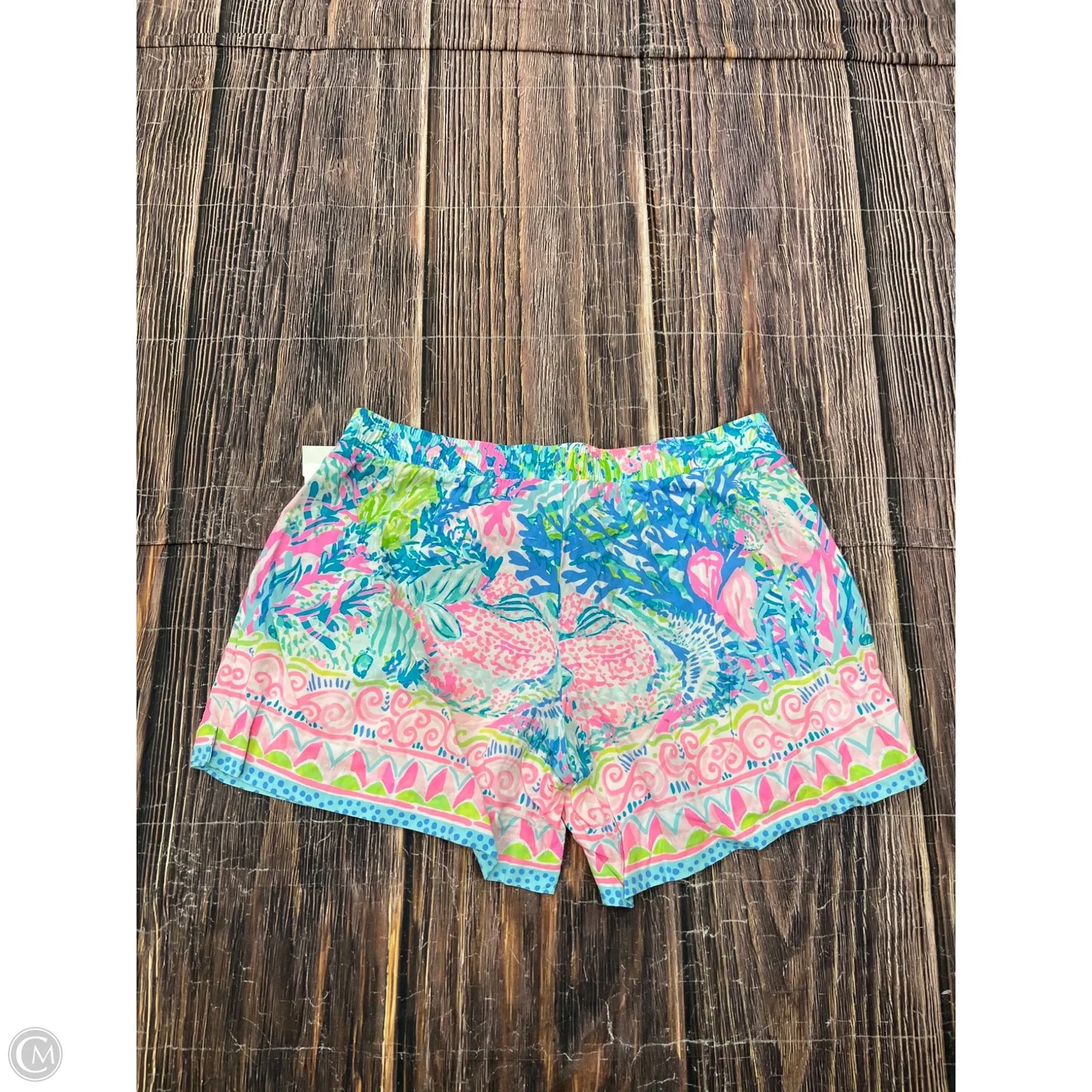 Shorts Designer By Lilly Pulitzer In Blue & Pink, Size: S