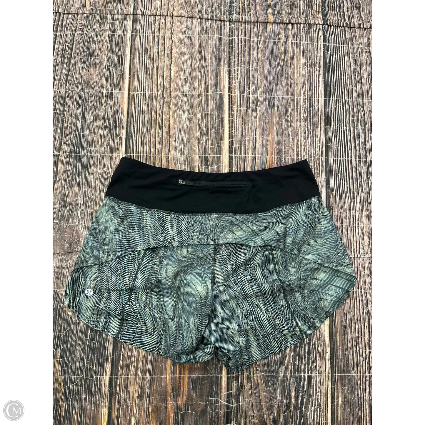 Athletic Shorts By Lululemon In Green, Size: 6l
