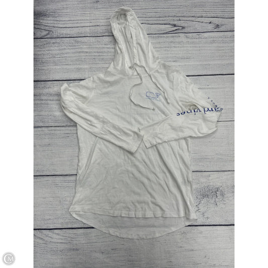 Top Long Sleeve By Vineyard Vines In White, Size: S