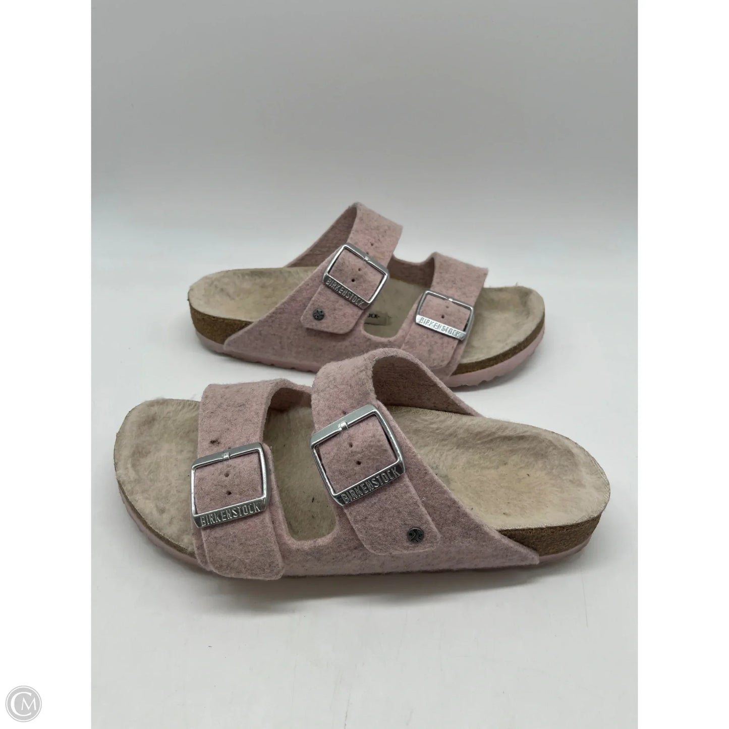 Sandals Flats By Birkenstock In Pink, Size: 6