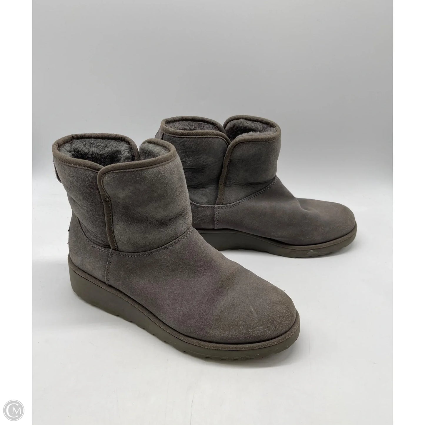 Boots Designer By Ugg In Grey, Size: 7