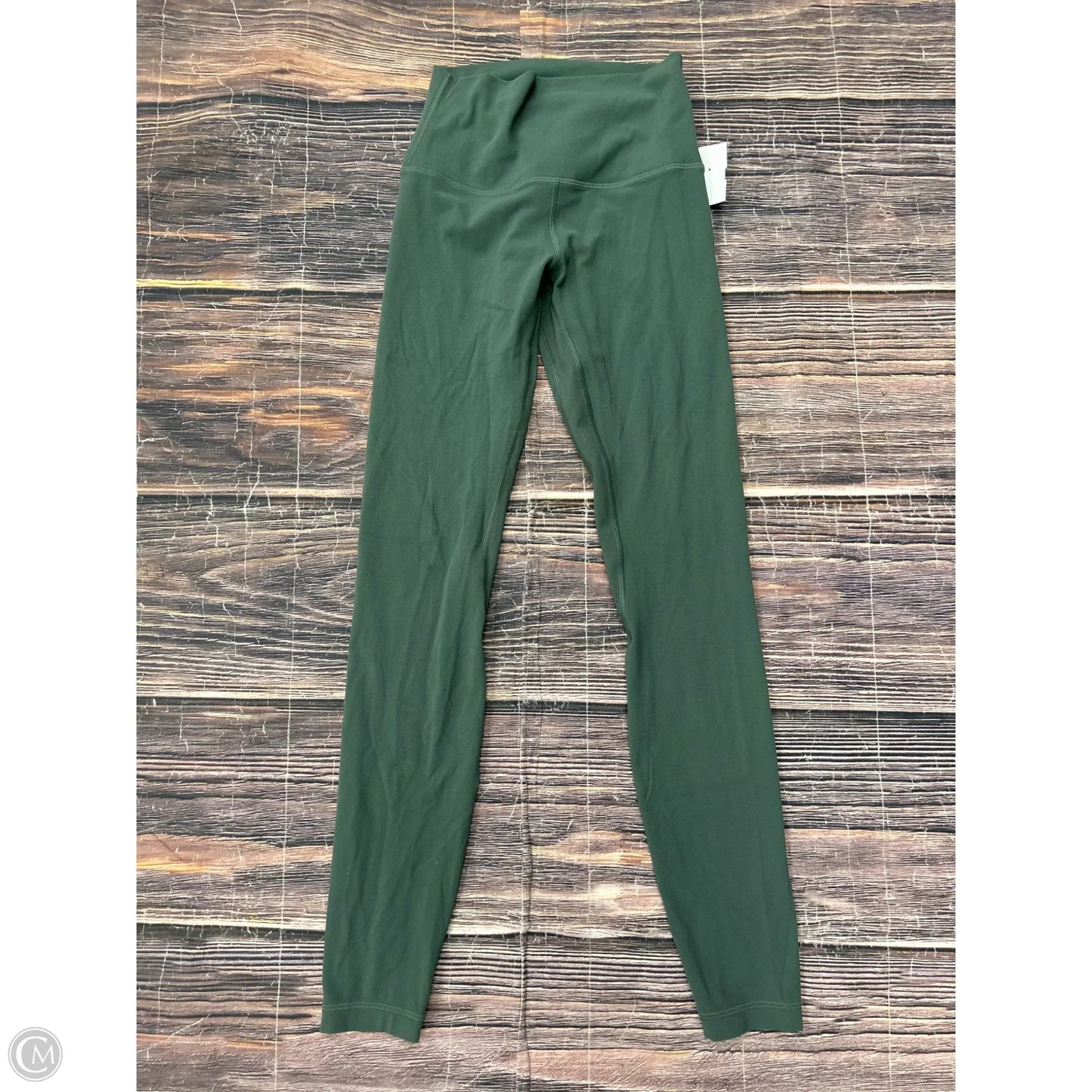 Athletic Leggings By Lululemon In Green, Size: 4