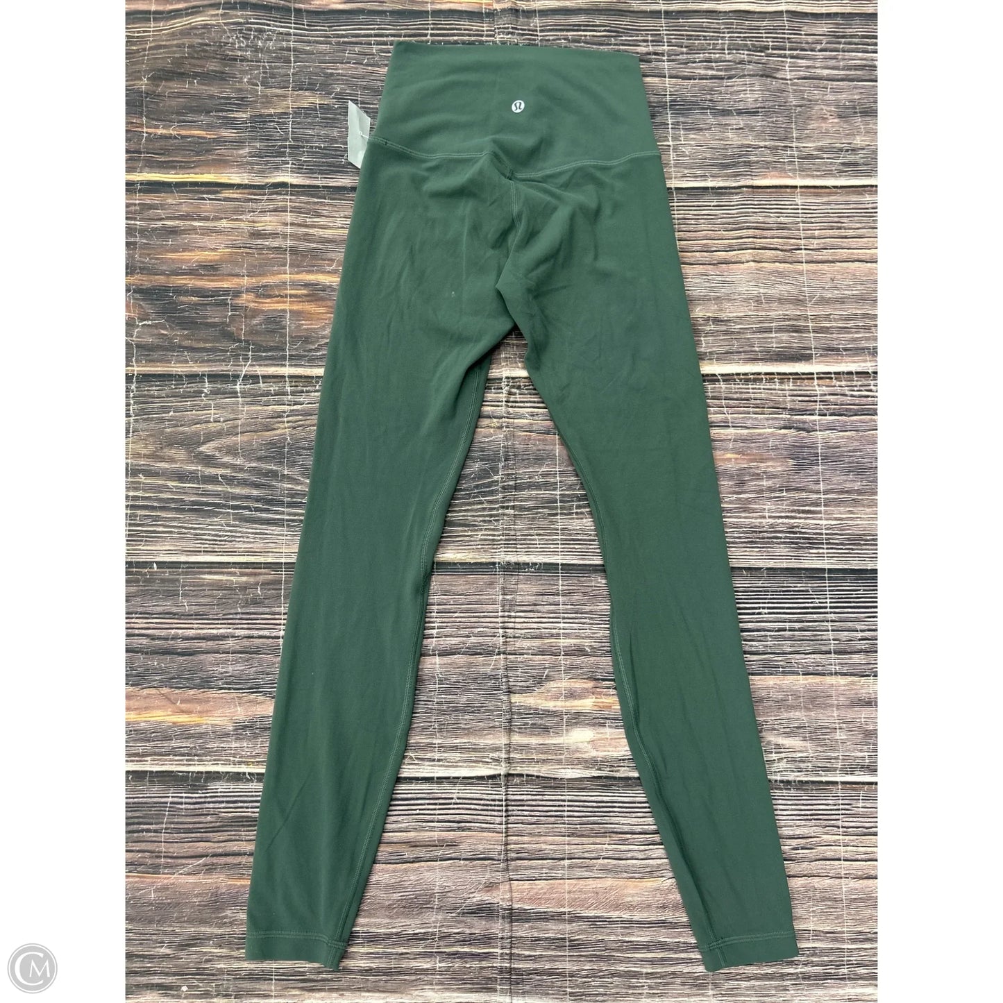 Athletic Leggings By Lululemon In Green, Size: 4