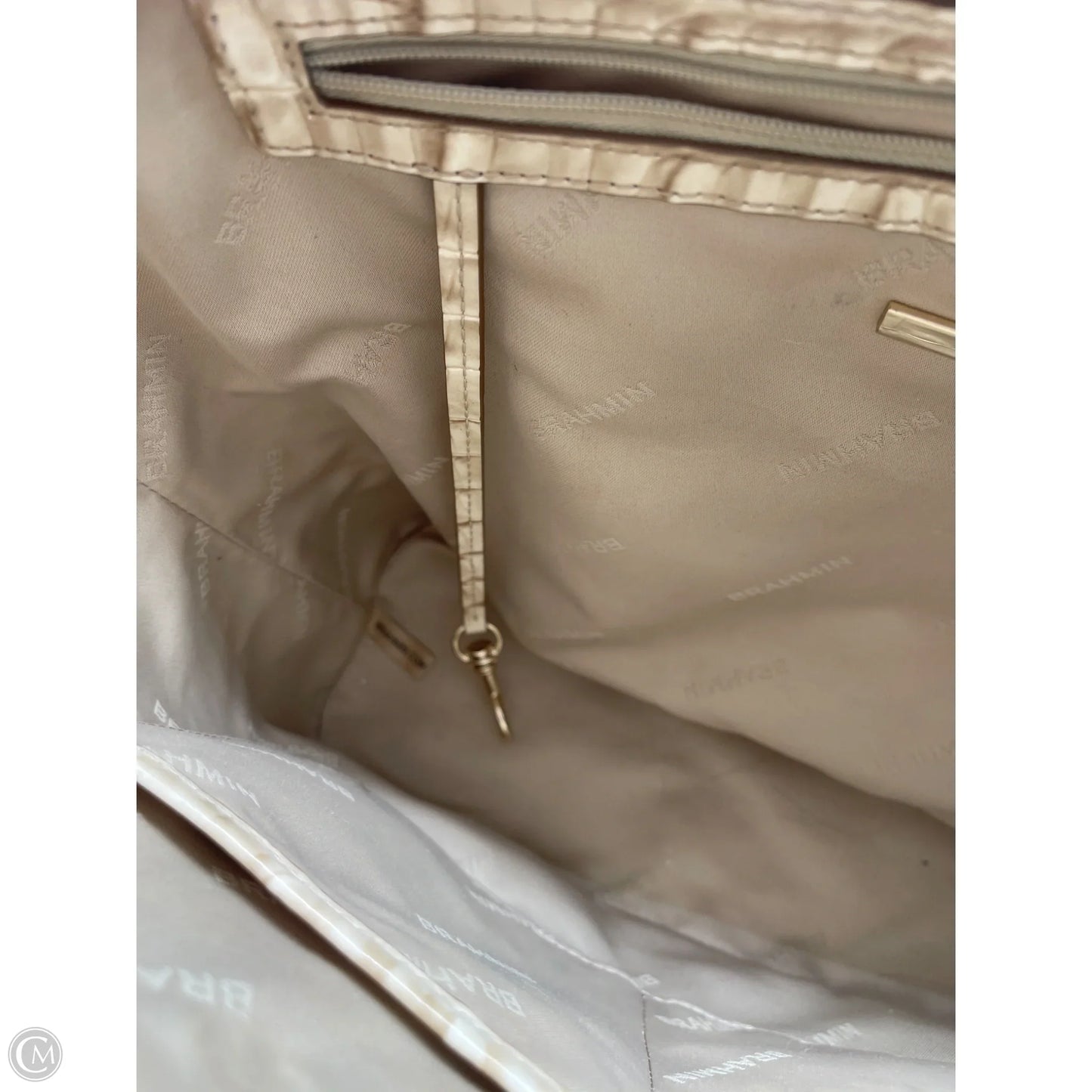 Handbag Designer By Brahmin, Size: Large