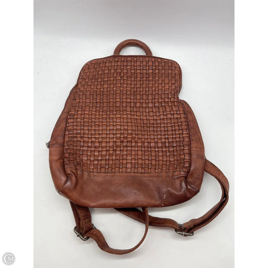 Backpack Leather By Clothes Mentor, Size: Medium