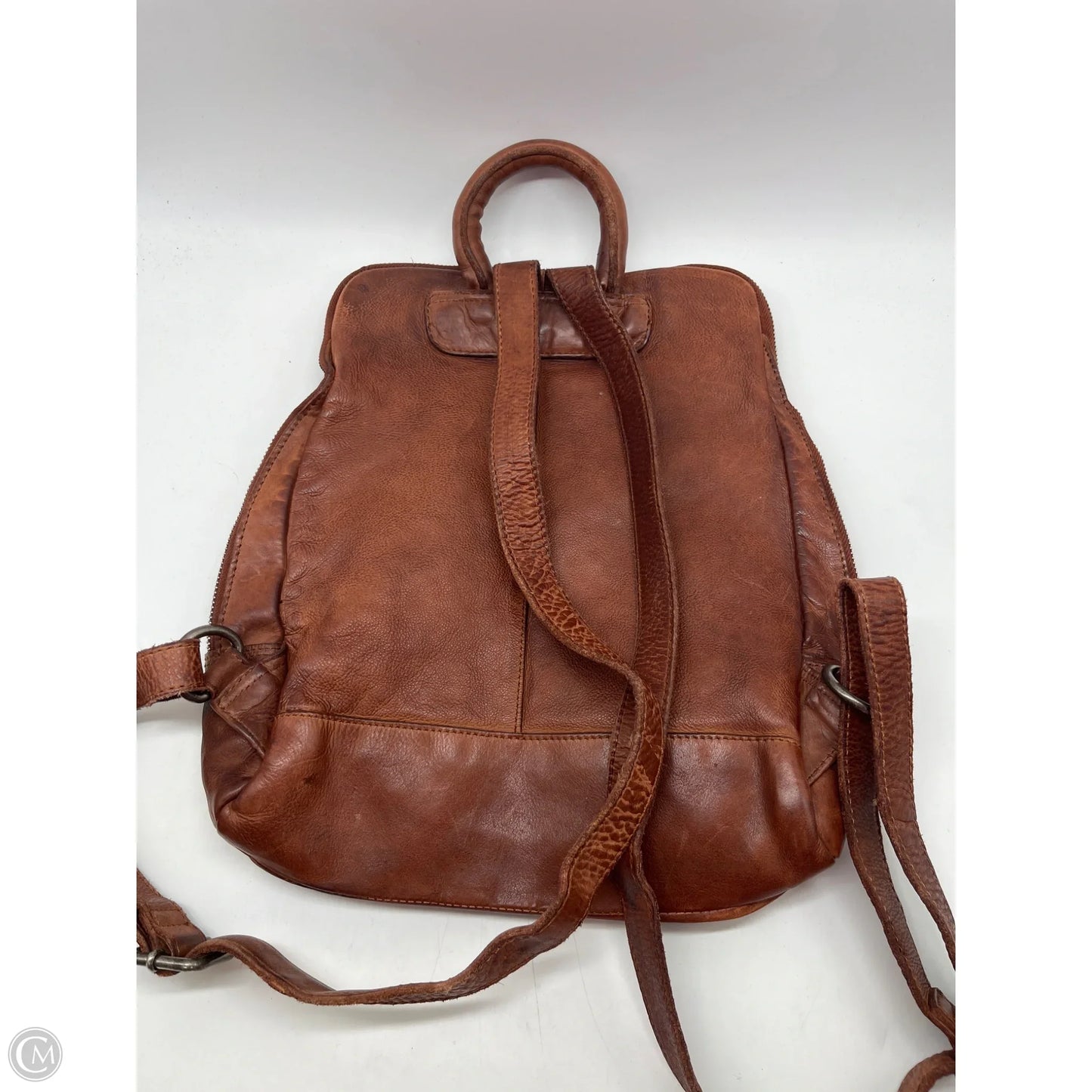 Backpack Leather By Clothes Mentor, Size: Medium