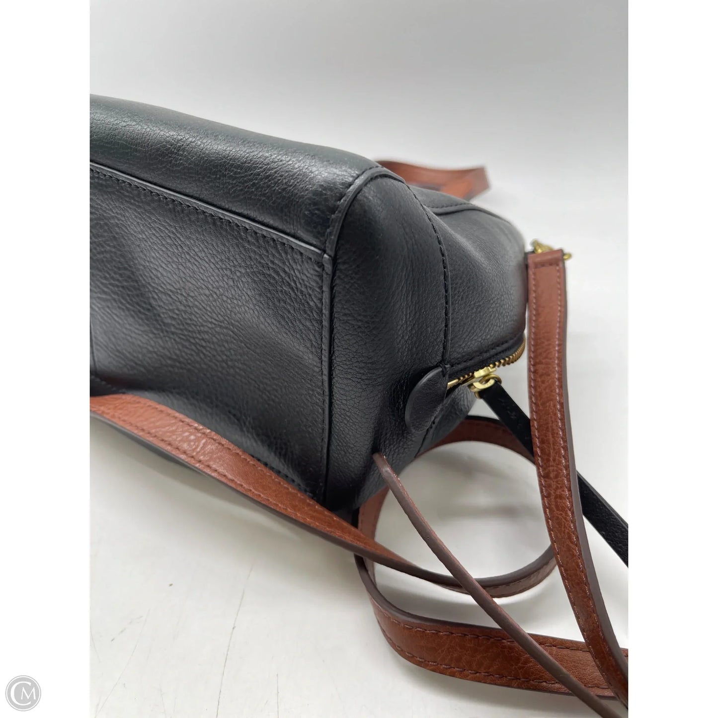Crossbody Leather By Fossil, Size: Small