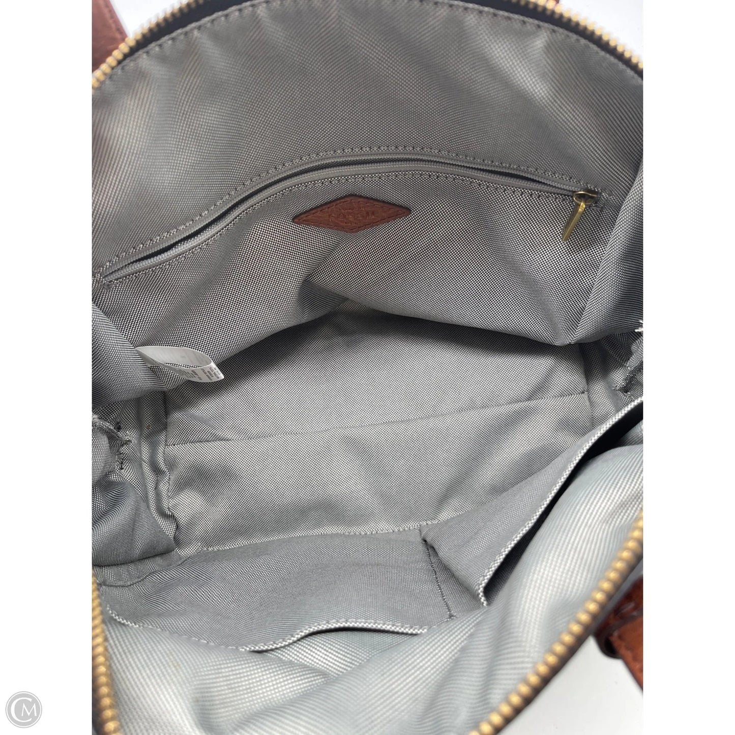 Crossbody Leather By Fossil, Size: Small