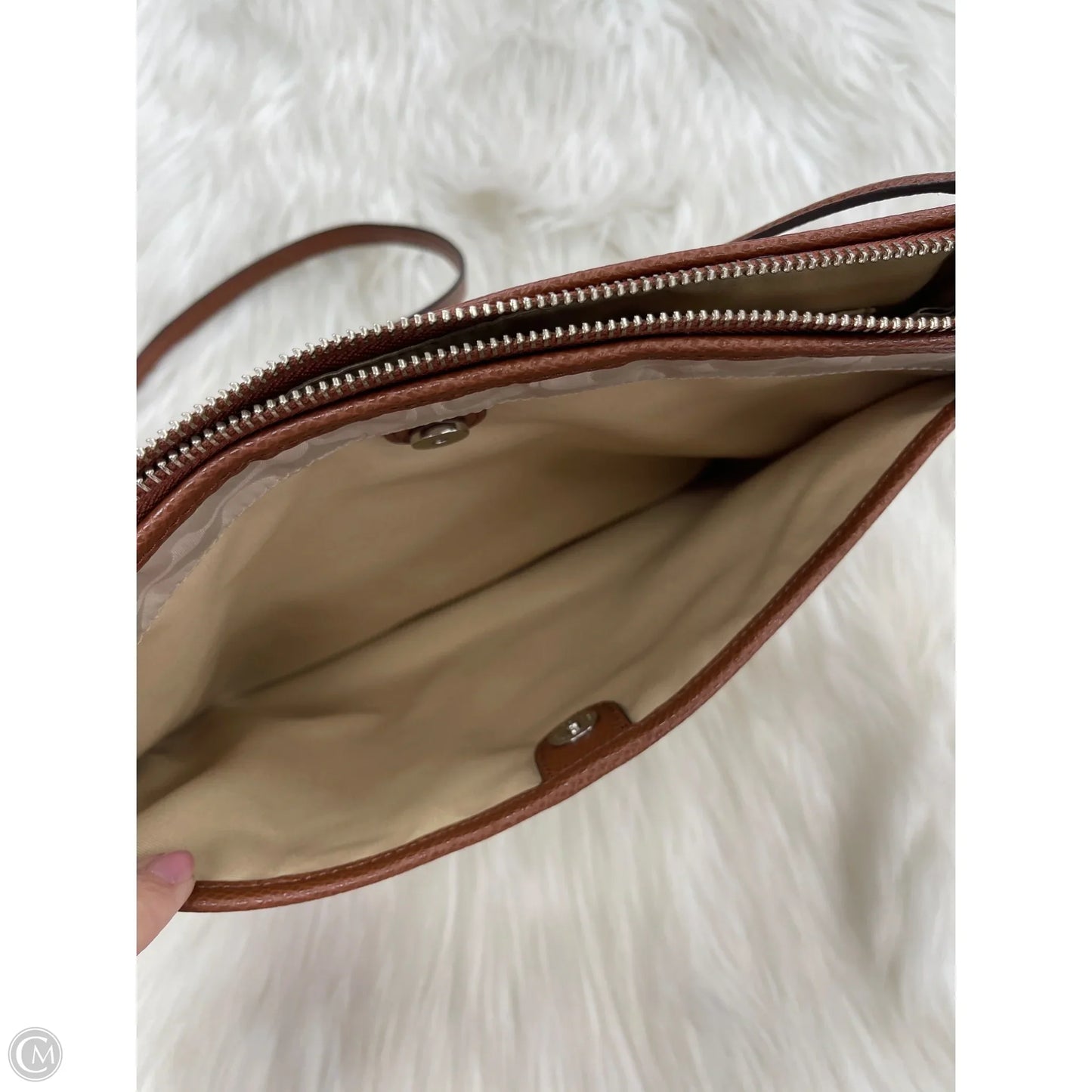 Crossbody Designer By Coach, Size: Medium