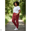 Athletic Pants By Athleta In Red, Size: M