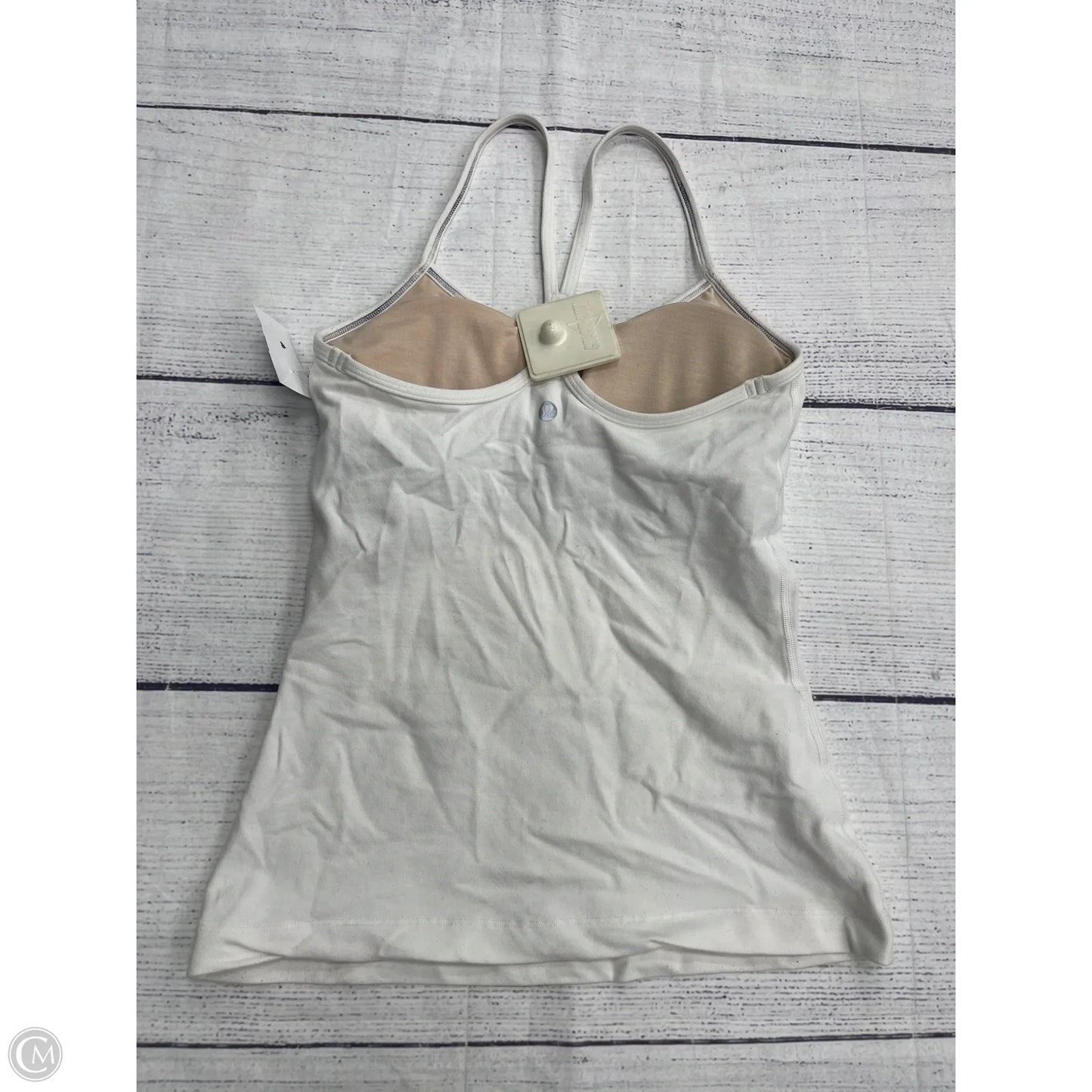 Athletic Tank Top By Lululemon In White, Size: 4