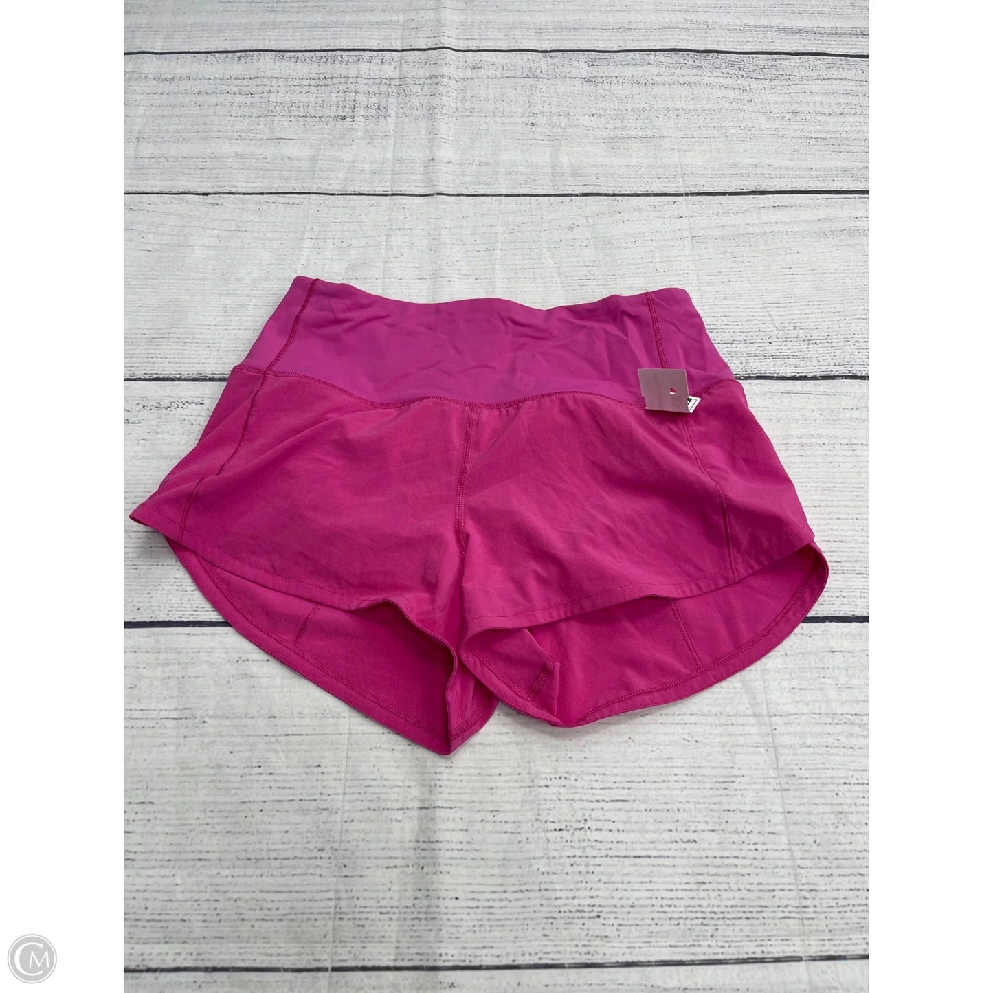 Athletic Shorts By Lululemon In Pink, Size: 4