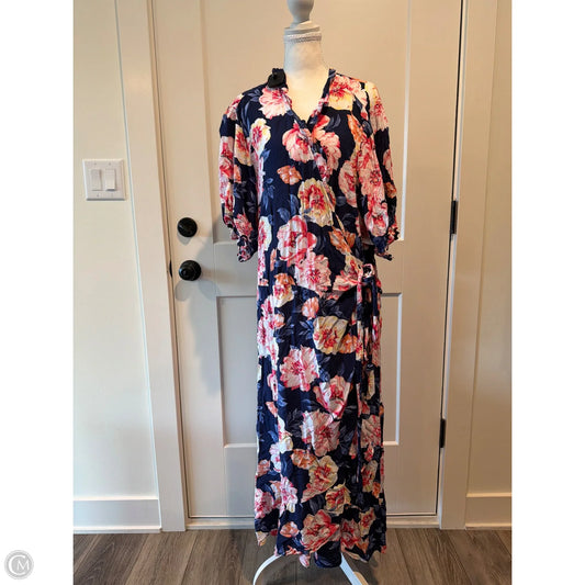 Dress Casual Midi By Old Navy In Blue, Size: 4x