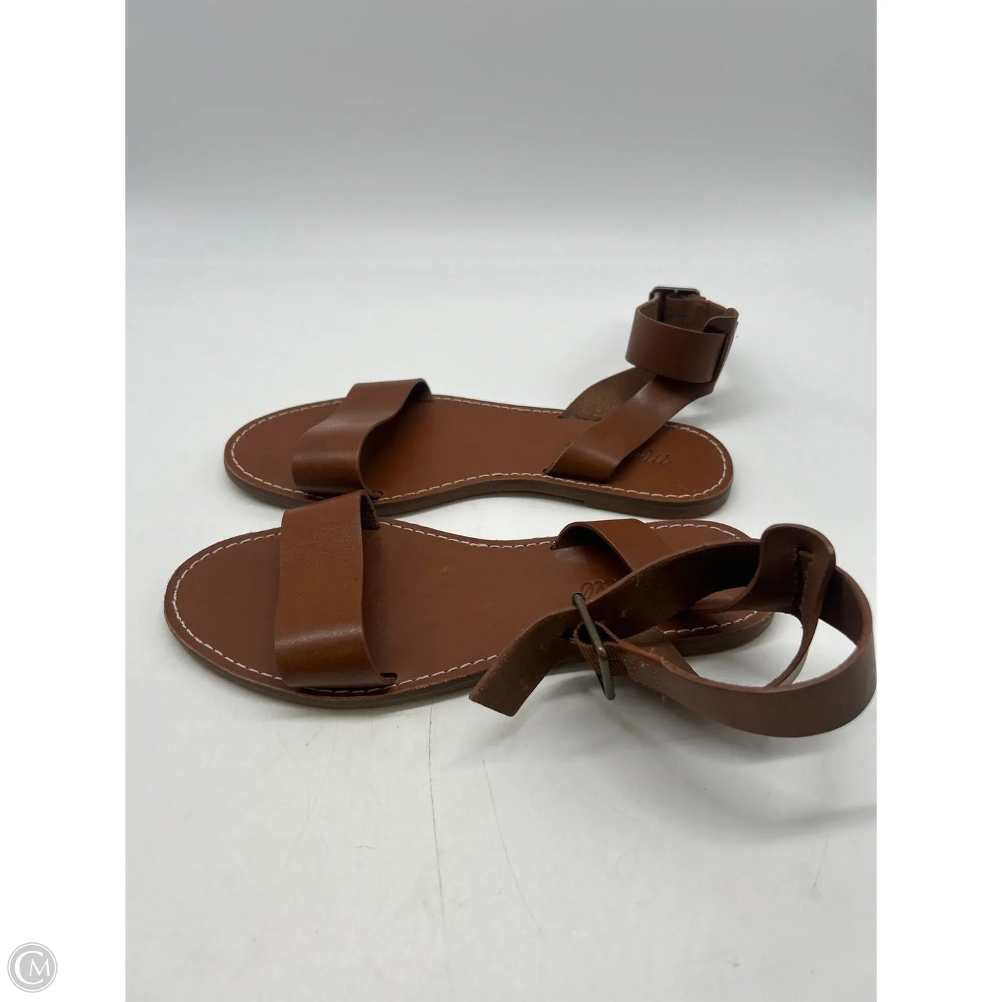 Sandals Flats By Madewell In Brown, Size: 6.5