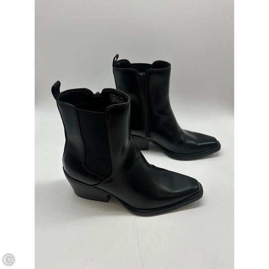 Boots Ankle Heels By Ana In Black, Size: 8.5