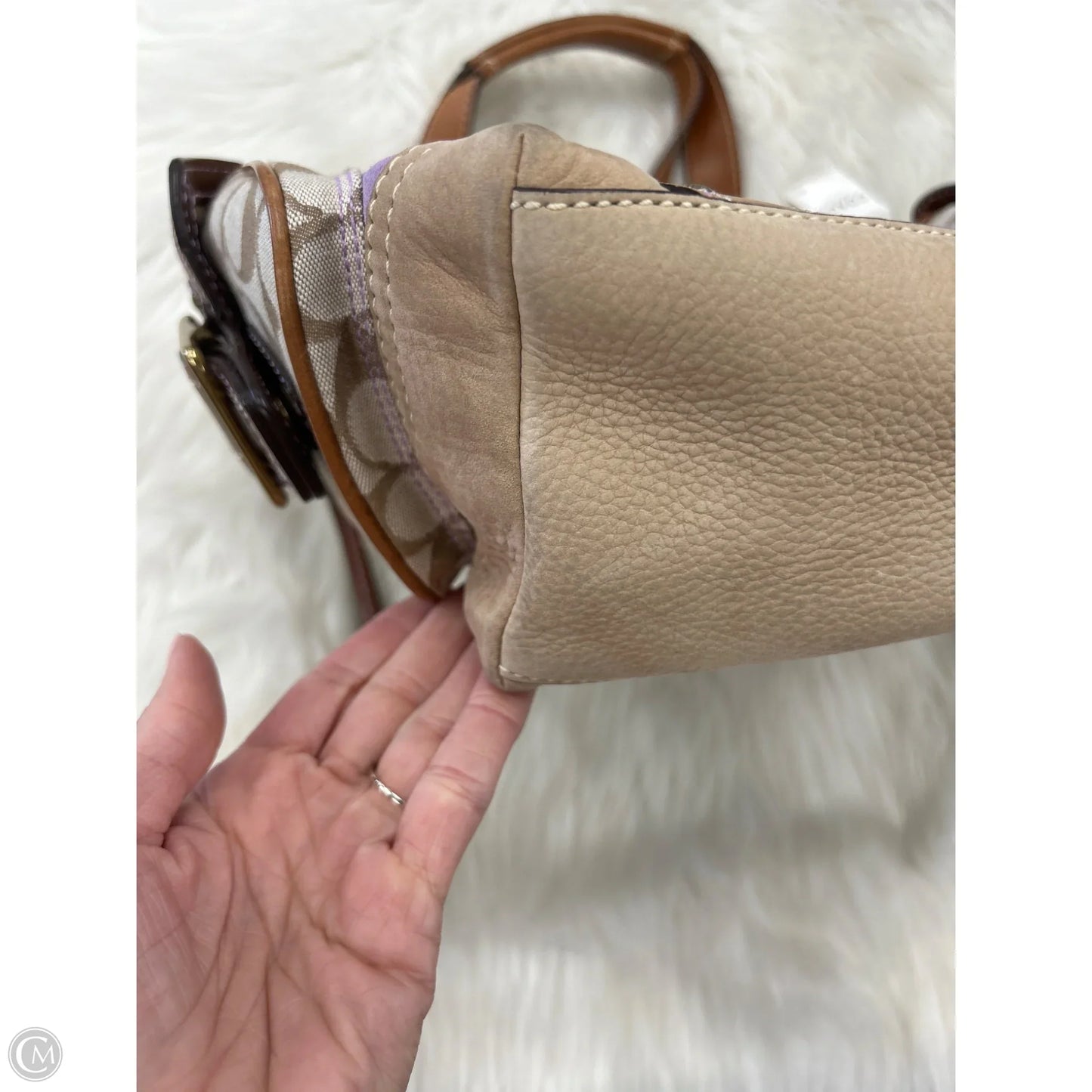 Handbag Designer By Coach, Size: Medium