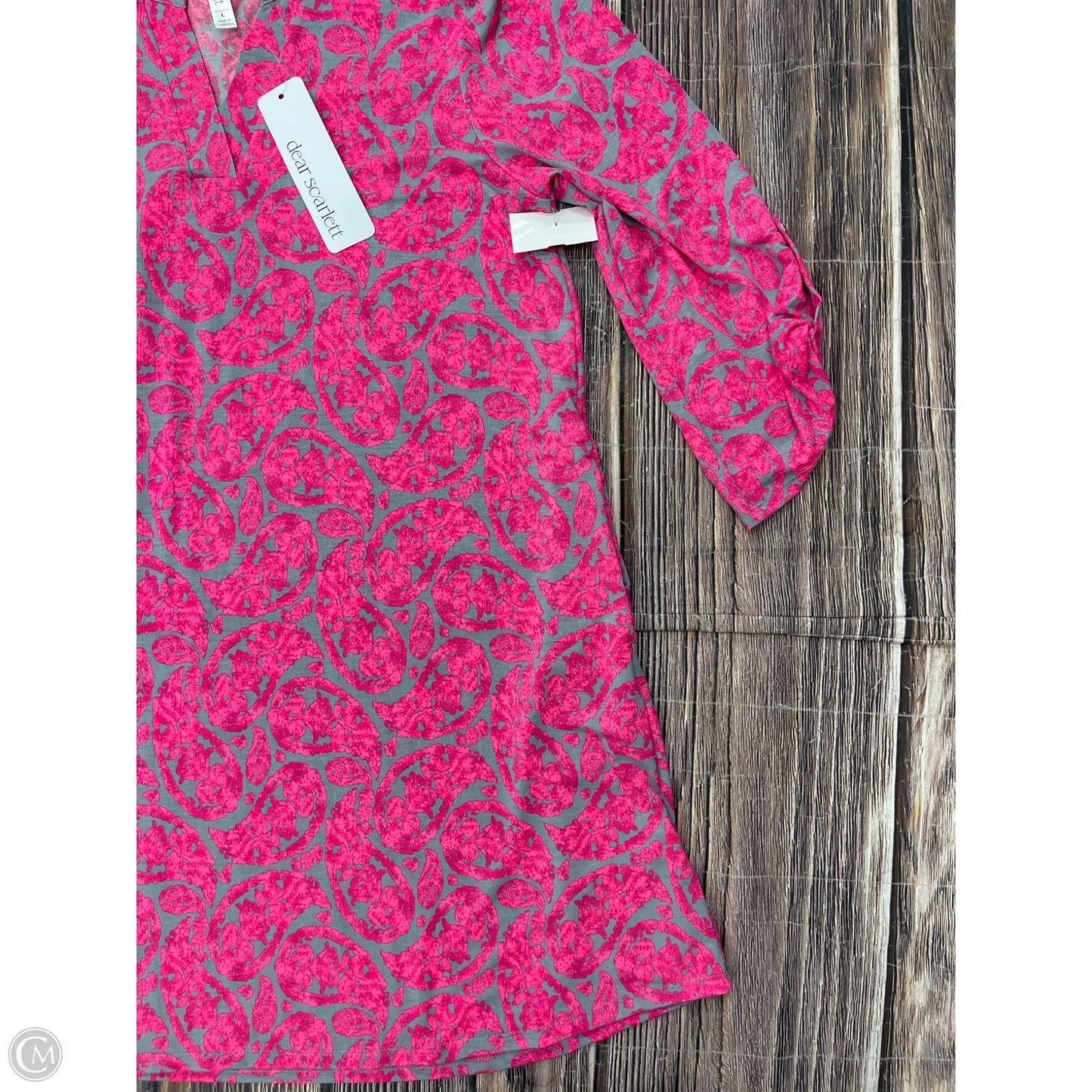 Dress Casual Short By Dear Scarlett In Pink, Size: L