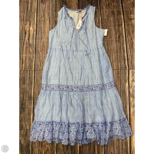 Dress Casual Maxi By Vineyard Vines In Blue, Size: L