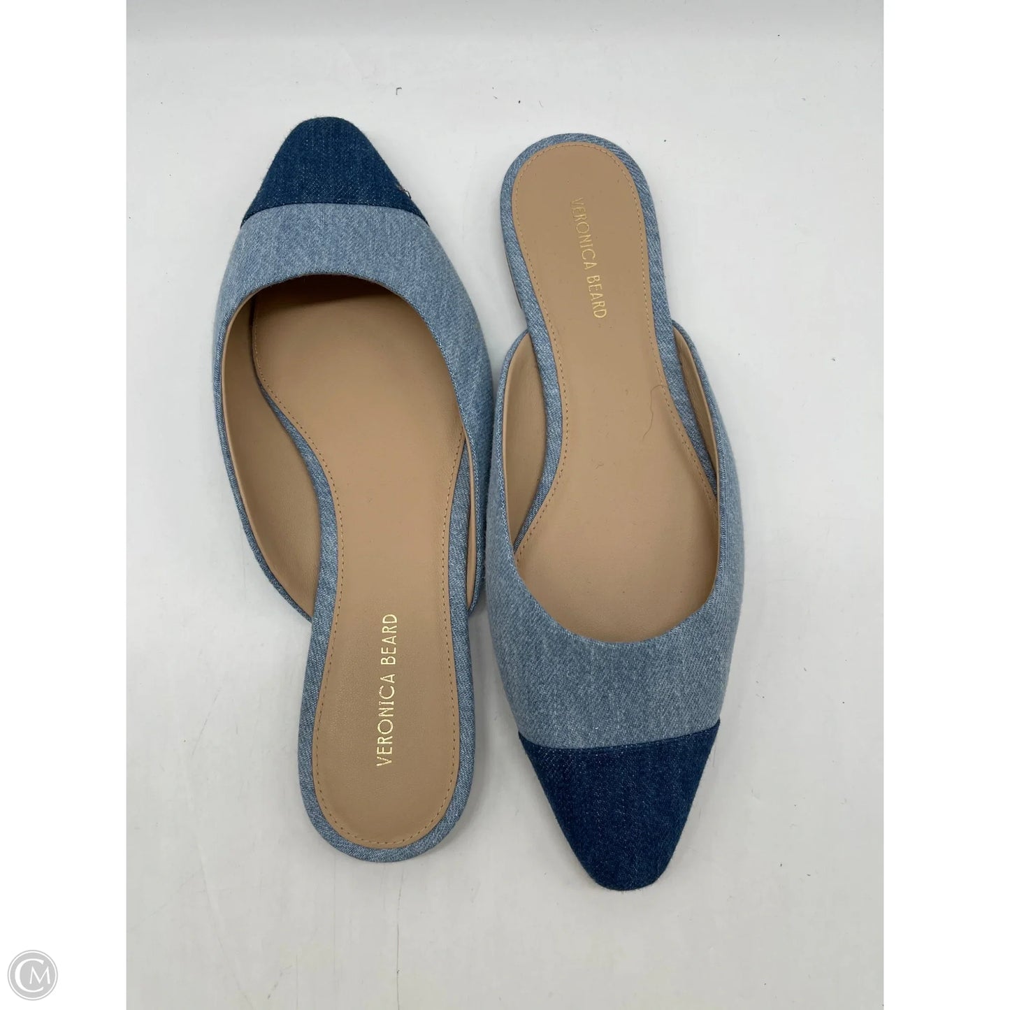 Shoes Flats By Veronica Beard In Blue, Size: 8