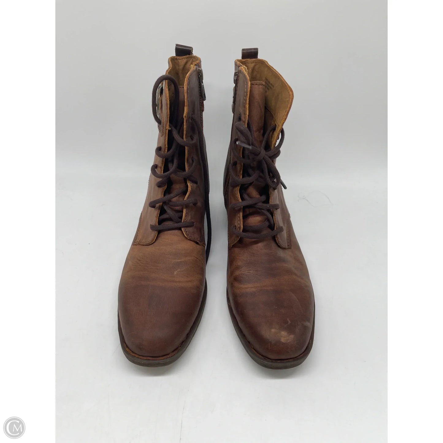 Boots Ankle Flats By Born In Brown, Size: 9.5