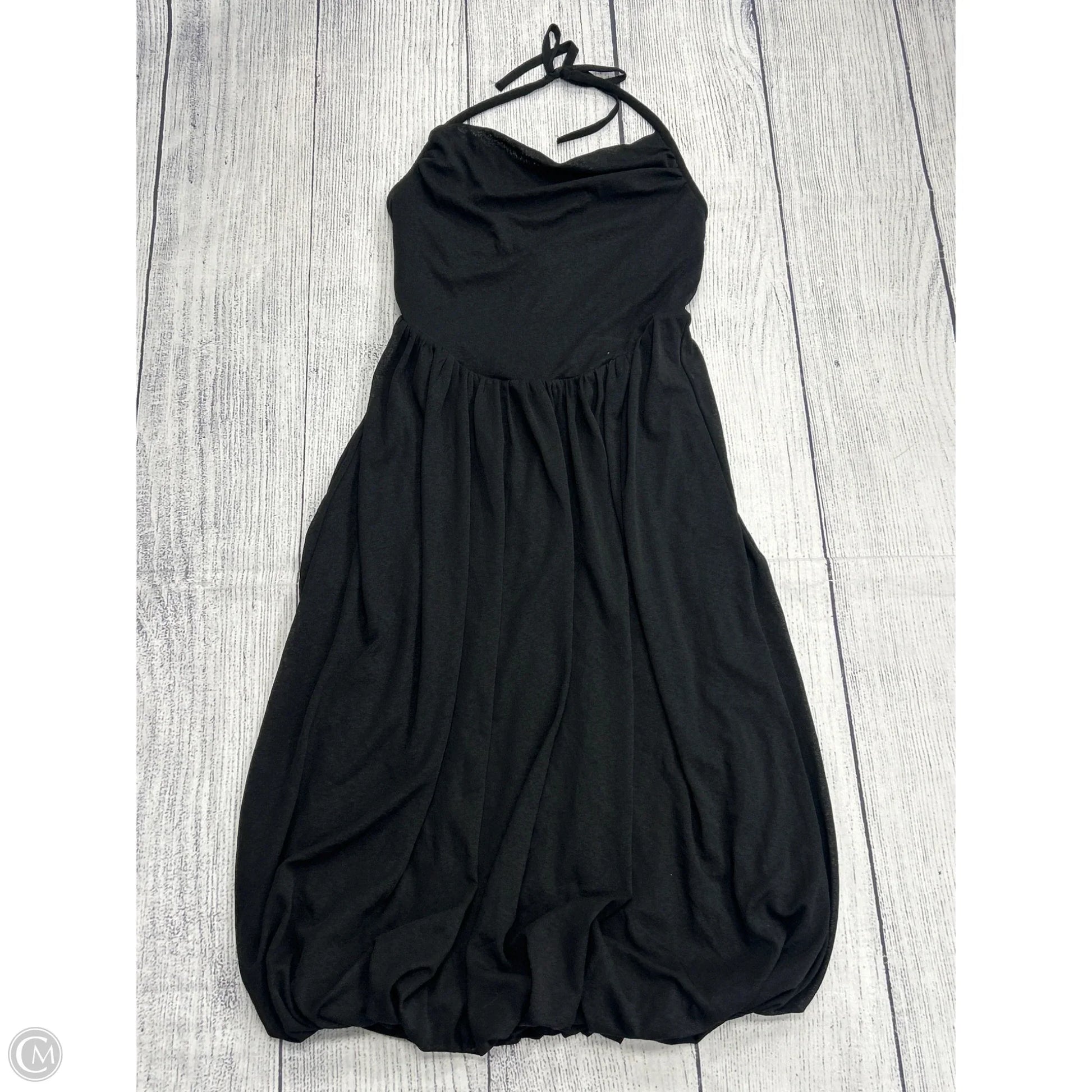 anthropology black dress Pilcro Sleeveless Denim Midi Trim Midi Slip Dress by Anthropologie in Black Peregrine Midi Dress: Long-Sleeve Edition