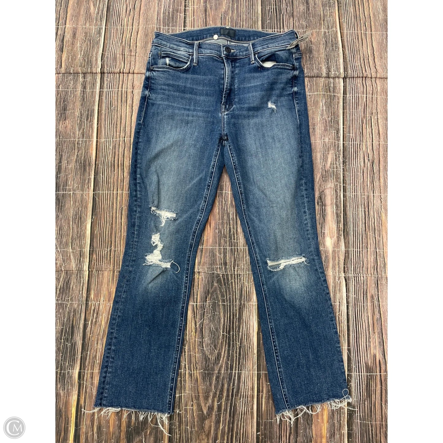 Jeans Skinny By Mother In Blue Denim, Size: 6