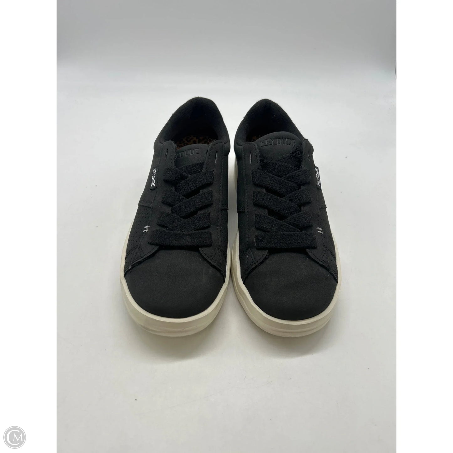 Shoes Sneakers By Hey Dude In Black, Size: 8