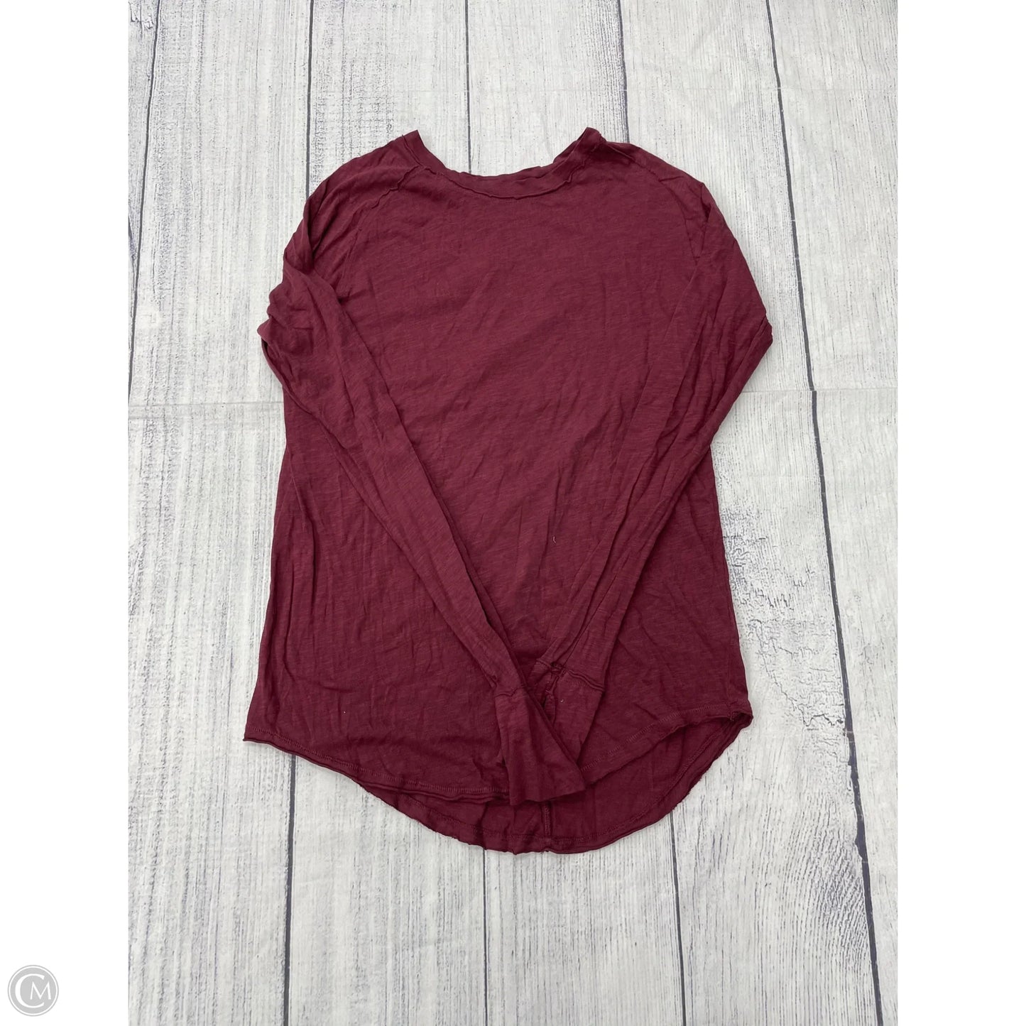 Top Long Sleeve By We The Free In Red, Size: S
