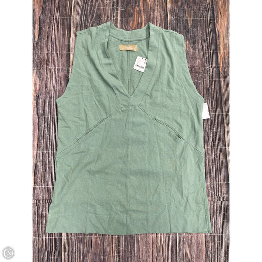Tunic Sleeveless By Free People In Green, Size: Xs