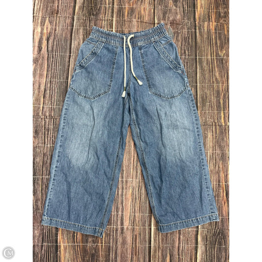 Jeans Wide Leg By We The Free In Blue Denim, Size: Xs