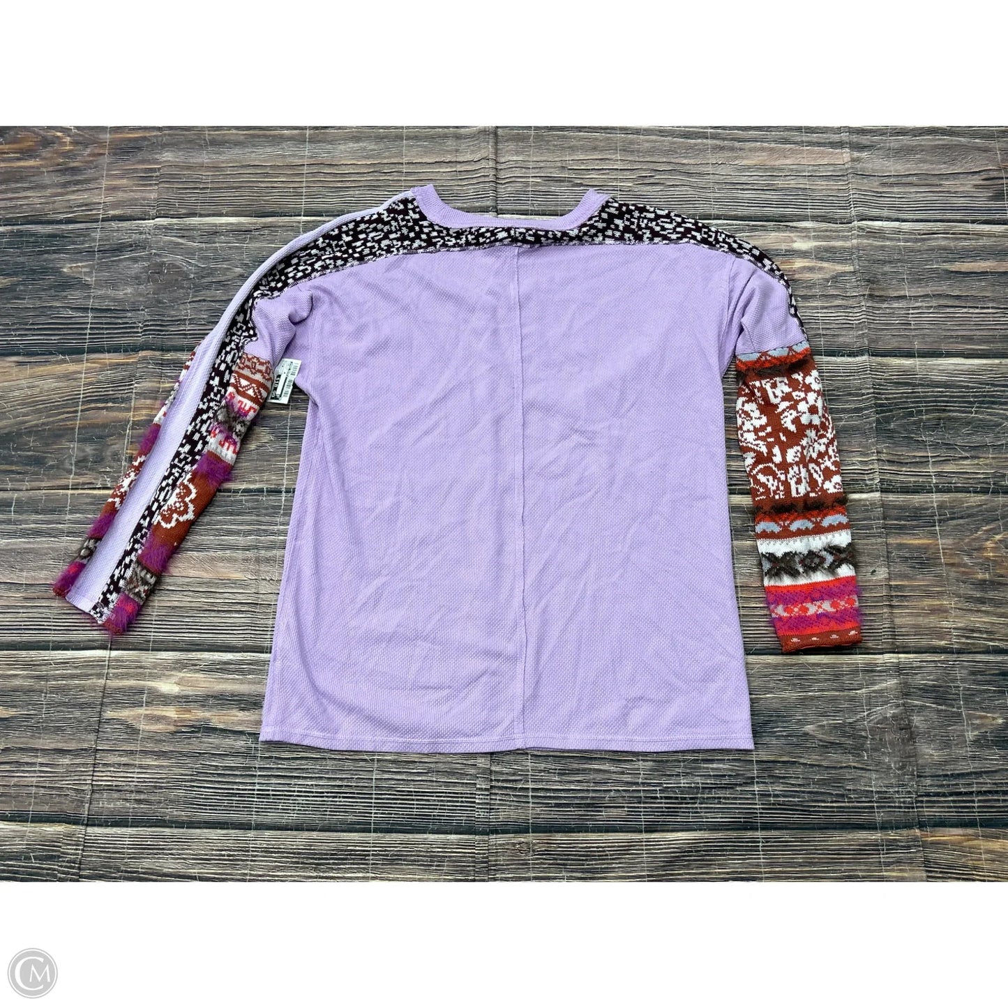 Top Long Sleeve By Free People In Purple, Size: M