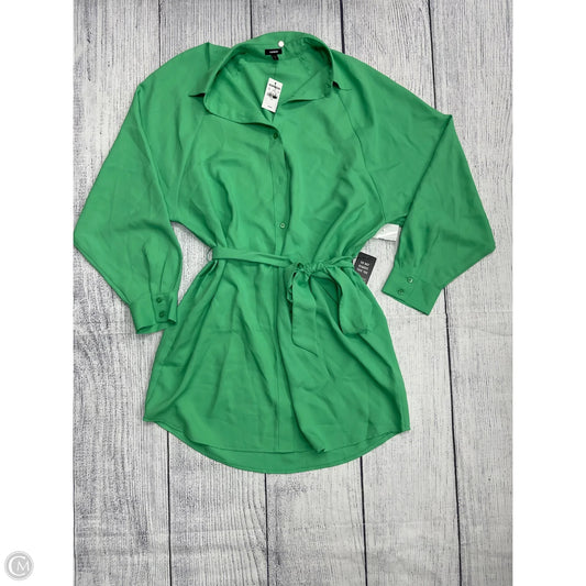 Dress Casual Short By Express In Green, Size: S