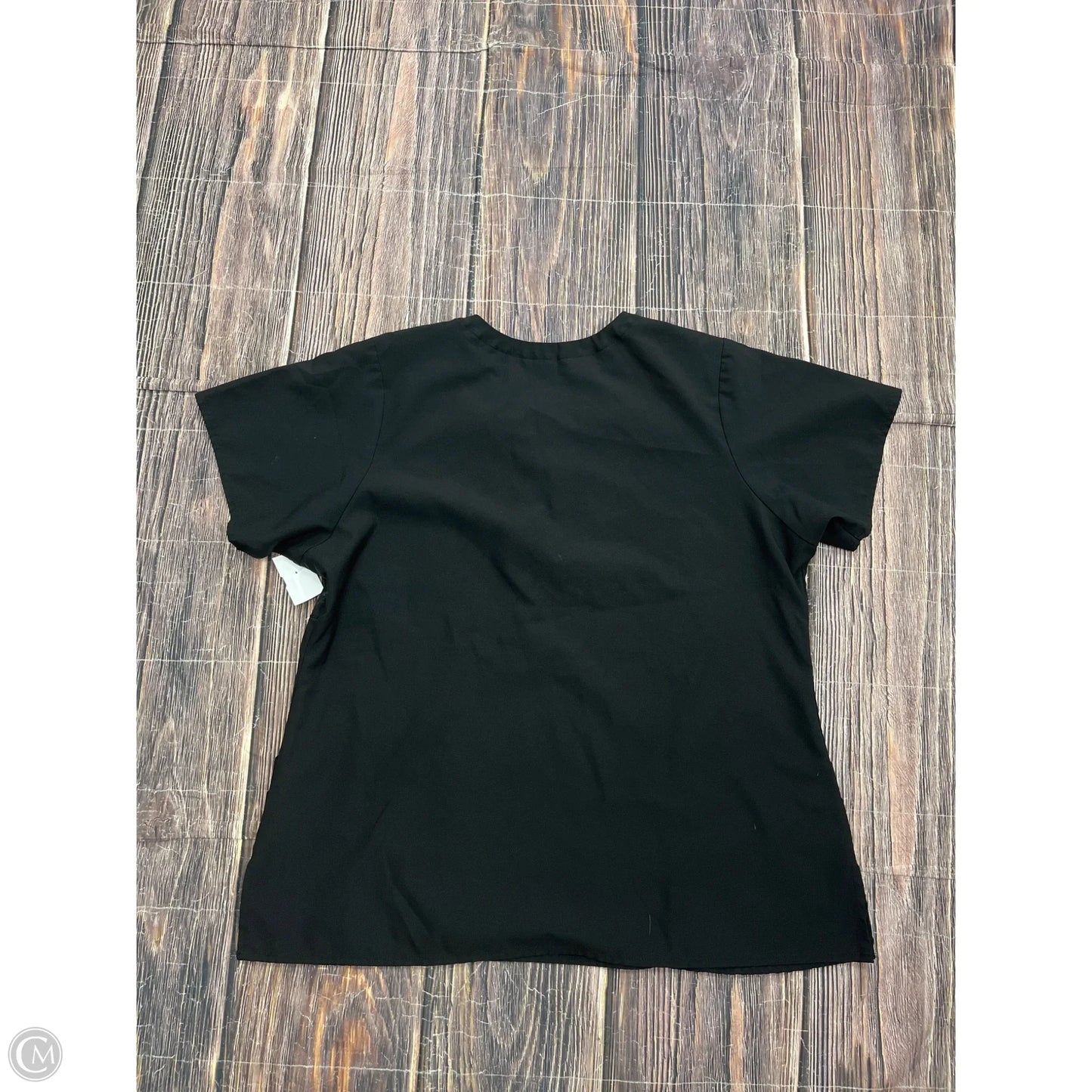 Top Short Sleeve By Clothes Mentor In Black, Size: Xl