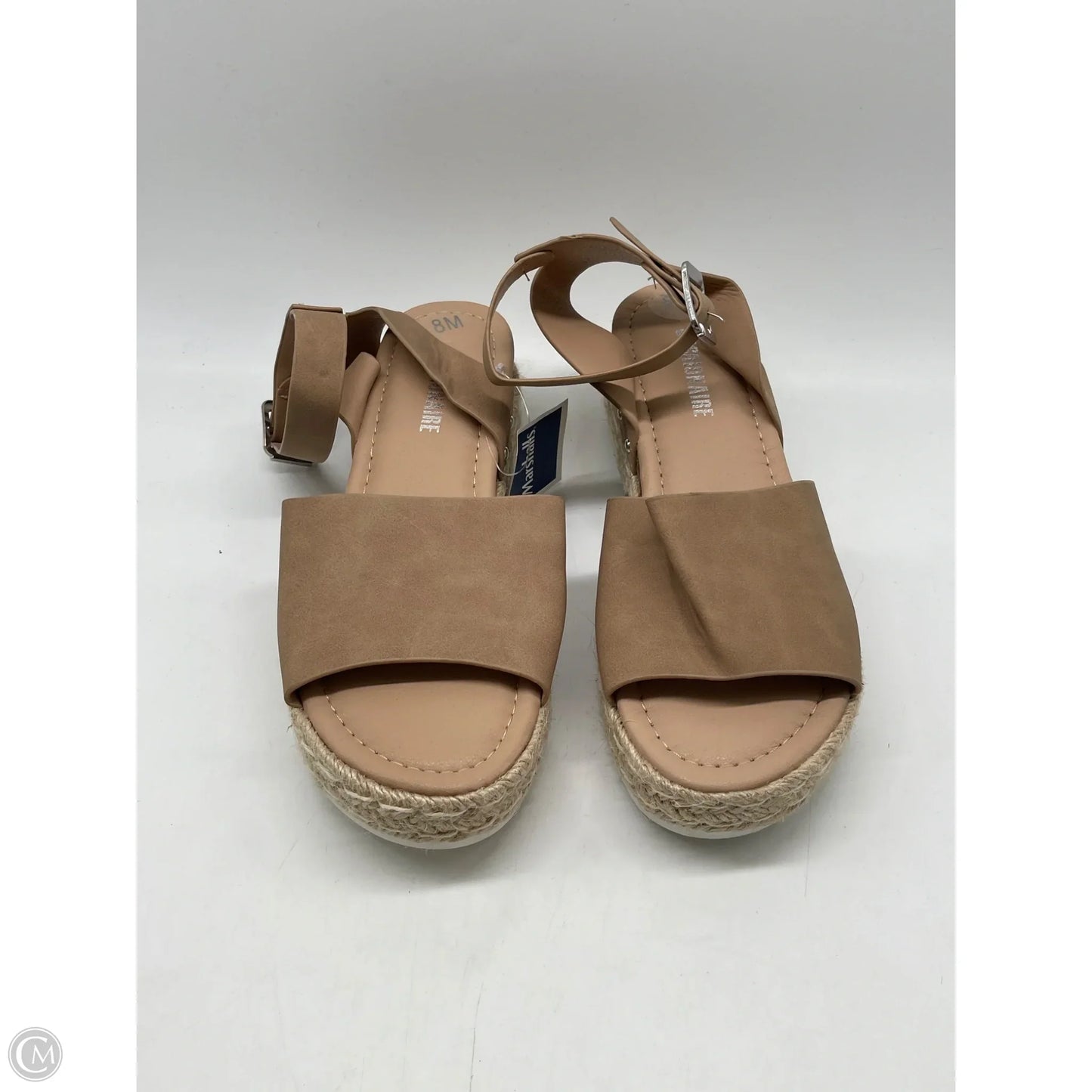 Sandals Flats By Cushionaire In Tan, Size: 8