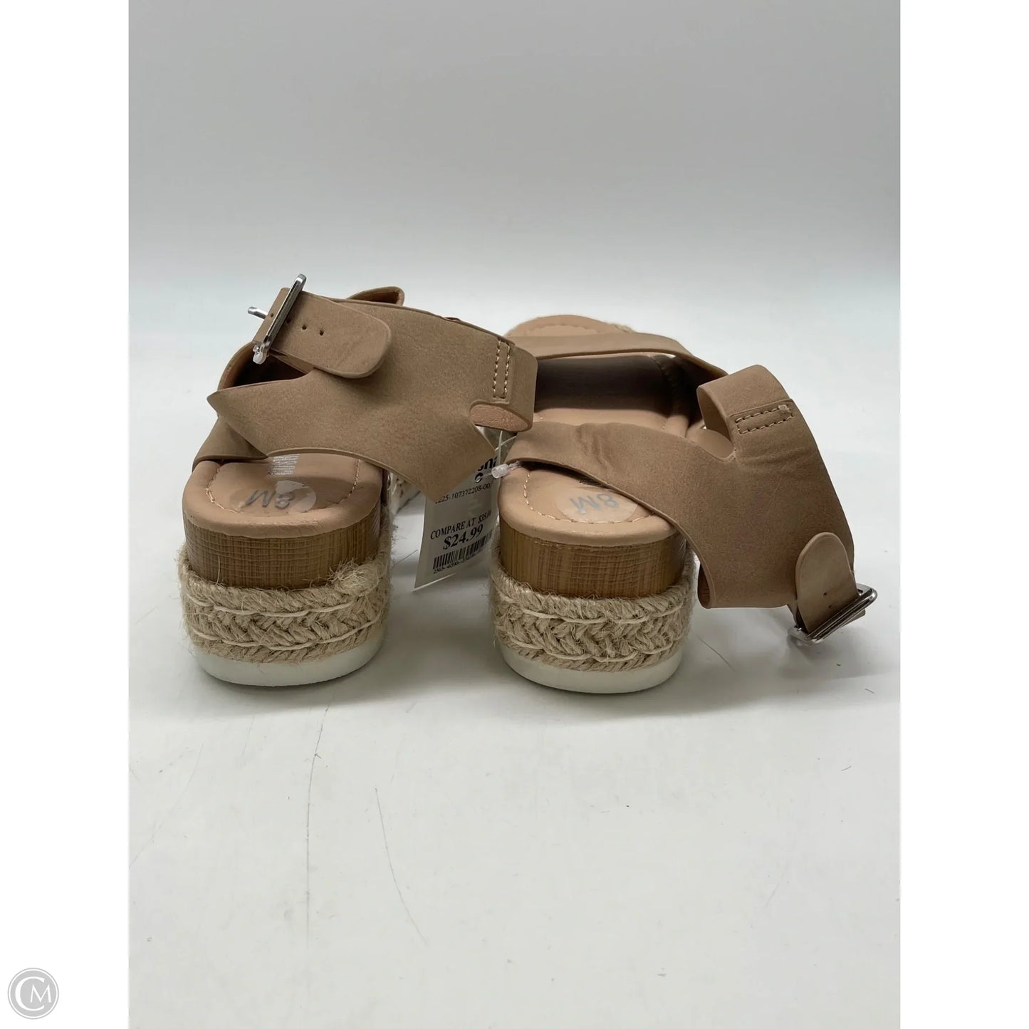 Sandals Flats By Cushionaire In Tan, Size: 8