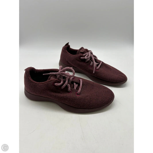 Shoes Athletic By Allbirds In Red, Size: 9