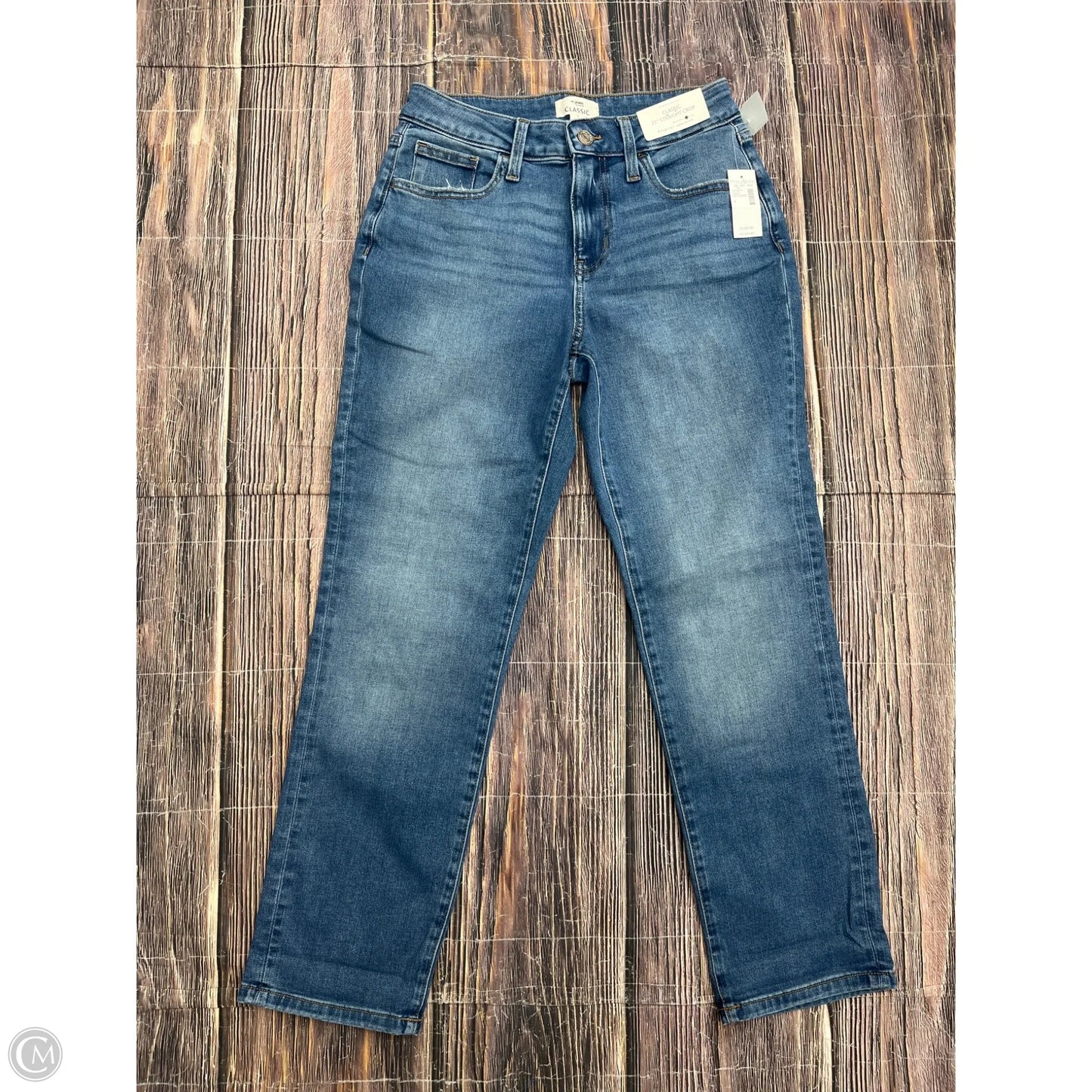 Jeans Straight By Maurices In Blue Denim, Size: 4