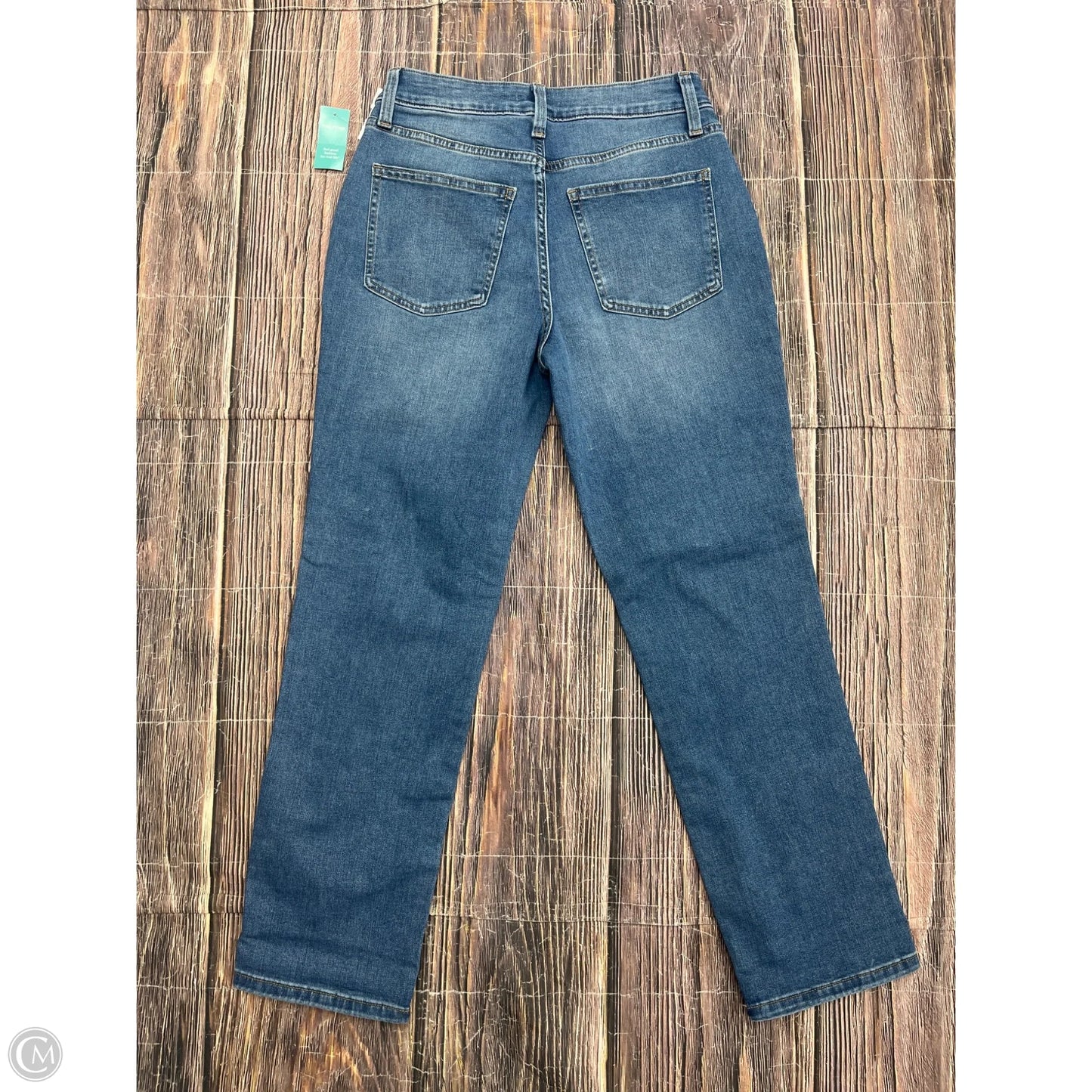 Jeans Straight By Maurices In Blue Denim, Size: 4
