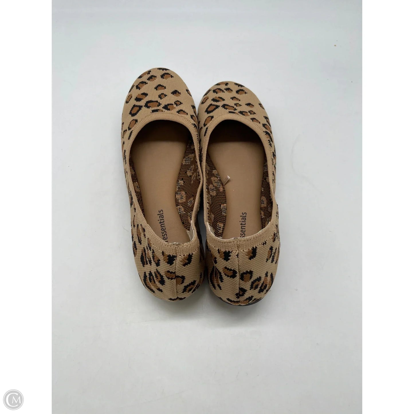 Shoes Flats By Amazon Essentials In Animal Print, Size: 8.5