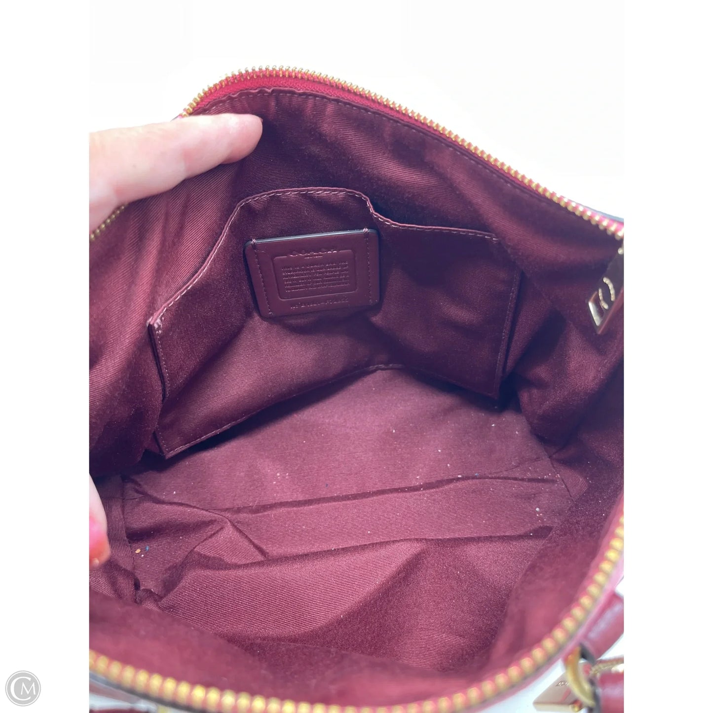 Crossbody Designer By Coach, Size: Small