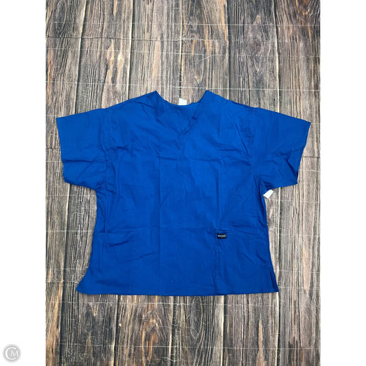 Top Short Sleeve By Clothes Mentor In Blue, Size: 3x